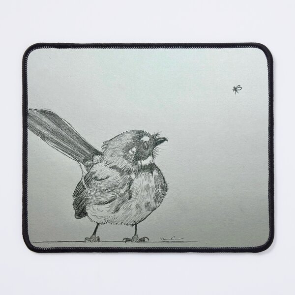 Item preview, Grey fantail eyeing off breakfast designed and sold by Samgalerart.