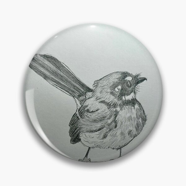 Item preview, Grey fantail eyeing off breakfast designed and sold by Samgalerart.