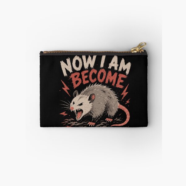 Item preview, Now I Am Become Death Opossum Possum Dark Humor Wildlife Lover designed and sold by RetroMini2026.