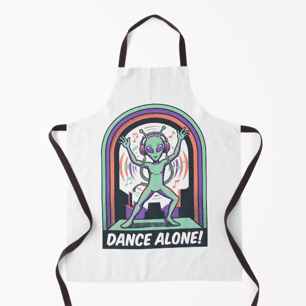 Item preview, Retro Dancing Alien Music Lover Graphic designed and sold by DuckOddity.