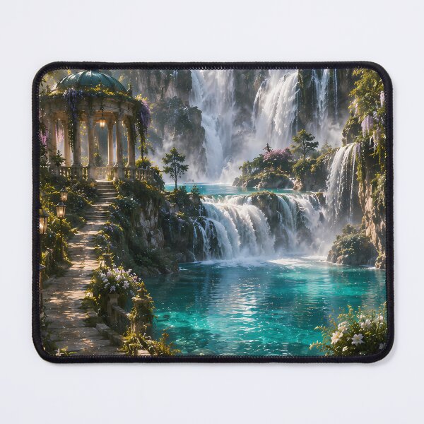 Item preview, Crystal Waterfall Sanctuary | Hidden Valley Escape designed and sold by Genesis-Ink.