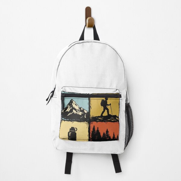 Item preview, Vintage Outdoor Adventure Four-Panel Sticker designed and sold by GabeMountainArt.