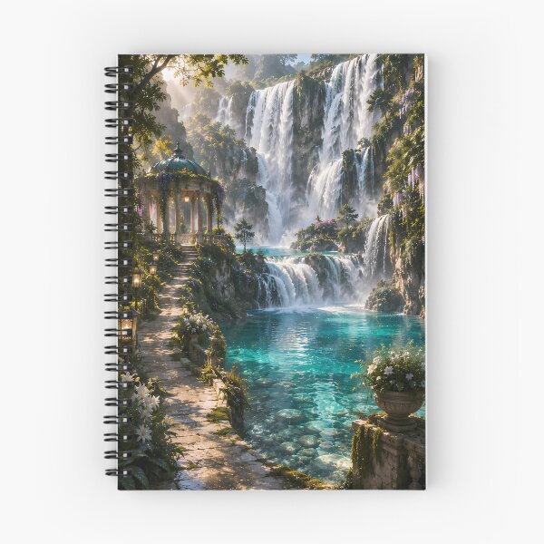 Item preview, Crystal Waterfall Sanctuary | Hidden Valley Escape designed and sold by Genesis-Ink.