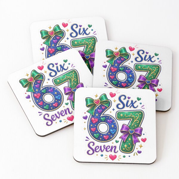 Item preview, Fun 6 7 image with gem design designed and sold by Sendgoodvibes.