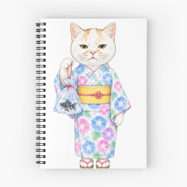 Item preview, Summer Festival Cat with Goldfish designed and sold by Komatoya.