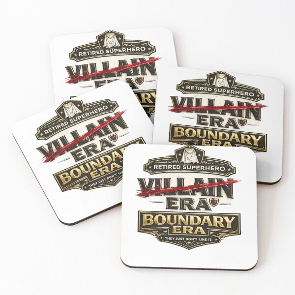 Item preview, Retired Superhero Villain Era Boundary Era They Just Don't Like It Funny Mental Health Gift designed and sold by SHREE ART STUDIO.