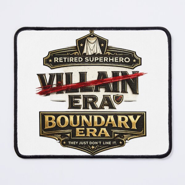 Item preview, Retired Superhero Villain Era Boundary Era They Just Don't Like It Funny Mental Health Gift designed and sold by SHREE ART STUDIO.