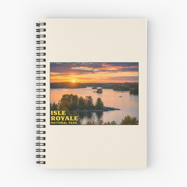 Item preview, Isle Royale National Park Retro Wilderness designed and sold by Gideon Emmerich.