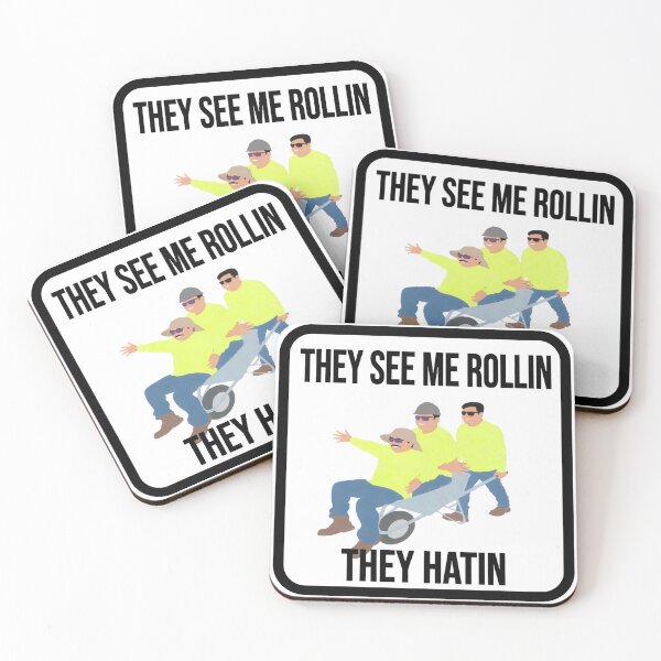 Item preview, They see me Rollin they hatin  designed and sold by unionpride.