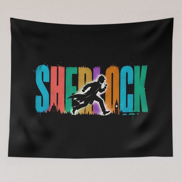 Item preview, Sherlock Holmes – Running Through Rainbow London designed and sold by Fenay Designs.