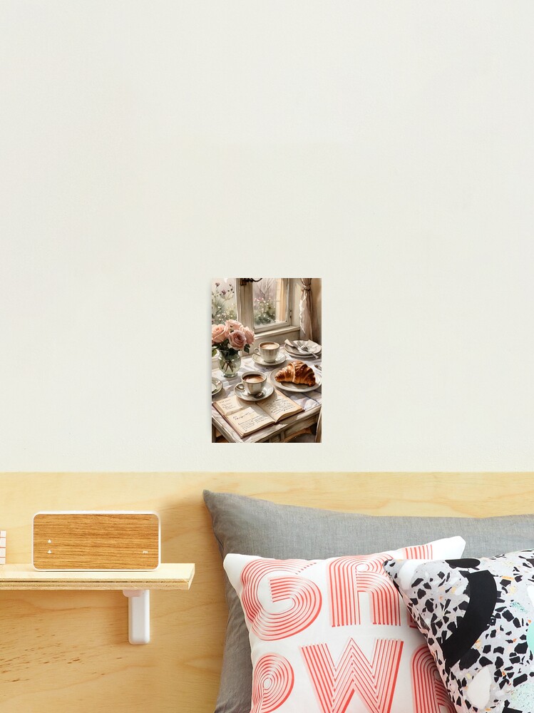 Thumbnail 2 von 3, Fotodruck, Art - Still Life with Roses, Intimate and Nostalgic Everyday Scene designt und verkauft von Reverso-Design.