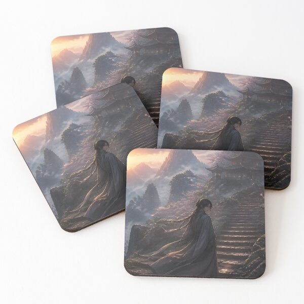 Item preview, Lantern Traveler Climbing Mountain  designed and sold by sigmaartstudio.