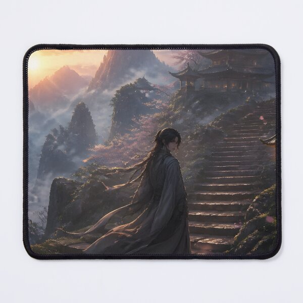 Item preview, Lantern Traveler Climbing Mountain  designed and sold by sigmaartstudio.