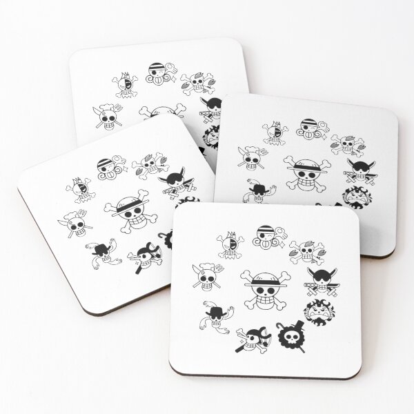 Item preview, Monochromatic Circle of Complete Crew Skulls designed and sold by Snowdog-Art.