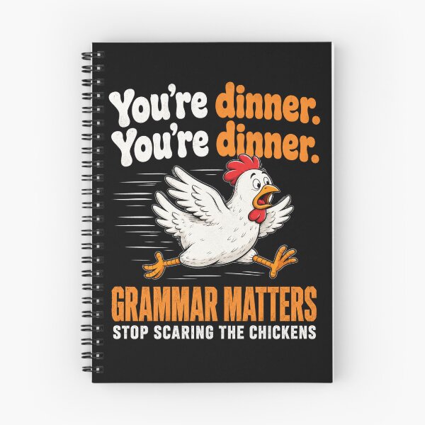 Item preview, Funny Stop Scaring The Chickens Grammar English Teacher T-Shirt | Grammar Nerd Graphic Gift designed and sold by Trendably.