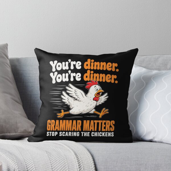 Item preview, Funny Stop Scaring The Chickens Grammar English Teacher T-Shirt | Grammar Nerd Graphic Gift designed and sold by Trendably.