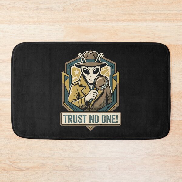 Item preview, Alien Detective Mystery Retro Shield Graphic designed and sold by DuckOddity.