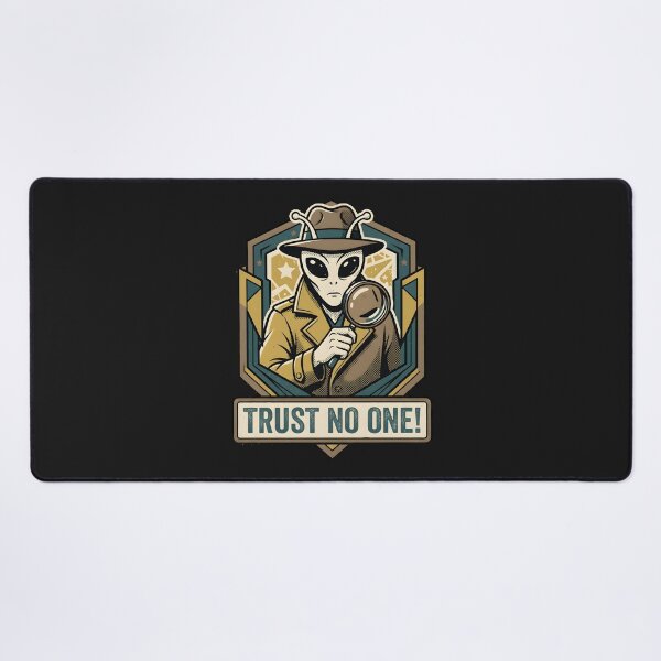 Item preview, Alien Detective Mystery Retro Shield Graphic designed and sold by DuckOddity.