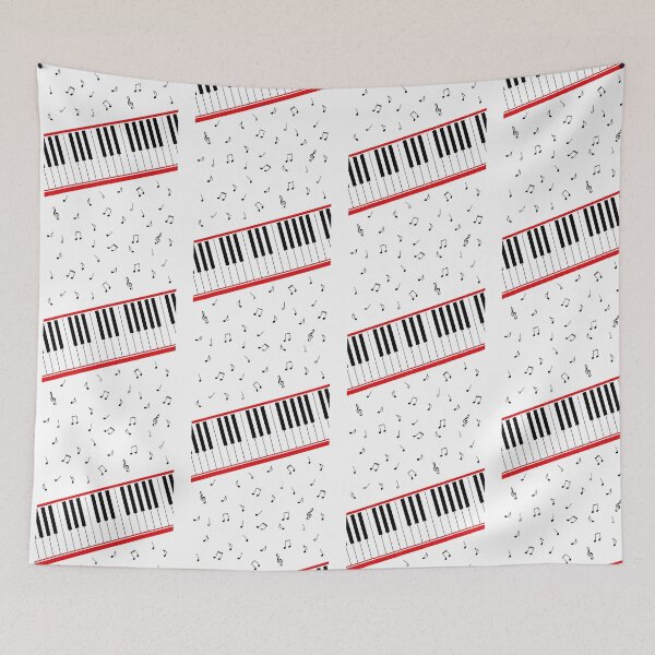 Item preview, Piano Keyboard Music Notes Funny Music Lover designed and sold by PixlCrypt.