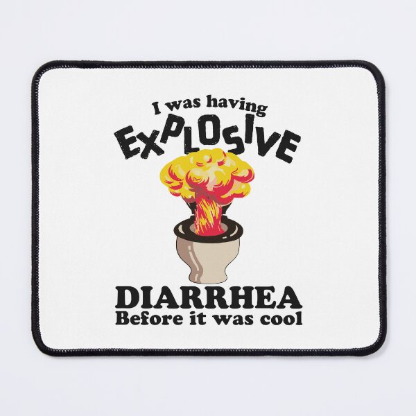 Item preview, I Was Having Explosive Diarrhea Before It Was Cool Funny Toilet designed and sold by PixlCrypt.