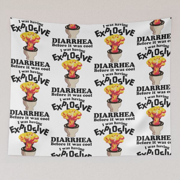 Item preview, I Was Having Explosive Diarrhea Before It Was Cool Funny Toilet designed and sold by PixlCrypt.