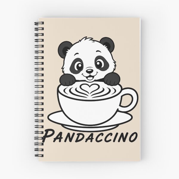 Item preview, ☕ BREWED BEASTIES COLLECTION ☕ - WOODLAND FRIENDS -  Pandaccino designed and sold by WheelieGdArt.