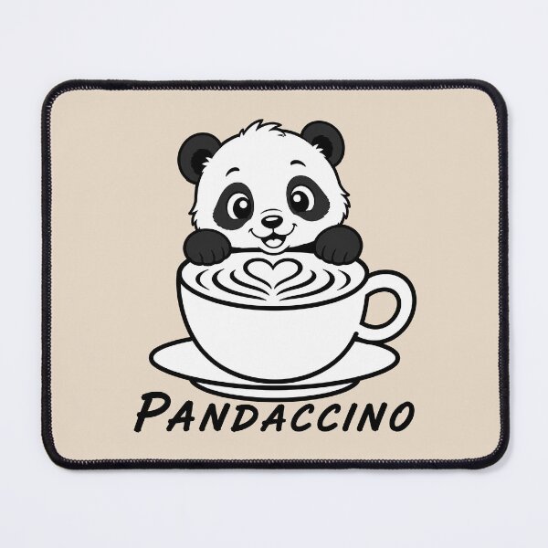 Item preview, ☕ BREWED BEASTIES COLLECTION ☕ - WOODLAND FRIENDS - Pandaccino designed and sold by WheelieGdArt.