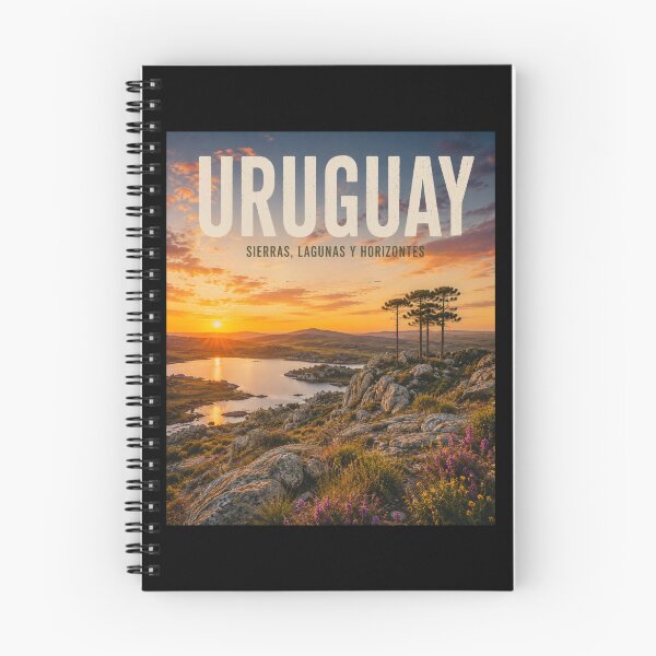 Item preview, Uruguay Sierras and Lagoons Landscape Poster designed and sold by Tienda-Vane.