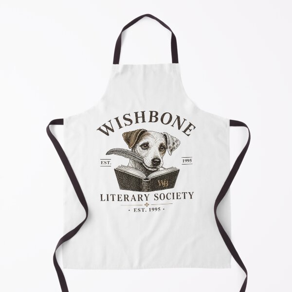 Item preview, Wishbone Literary Society Vintage Dog Book Lover Reading Club 1955 designed and sold by PixlCrypt.