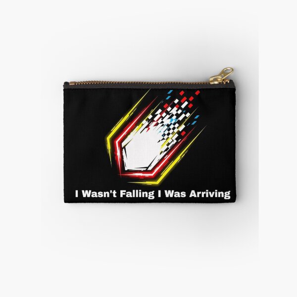 Item preview, Wasn't Falling Was Arriving - Funny Sci-Fi Gamer Quote designed and sold by GLITCH & SOUL.