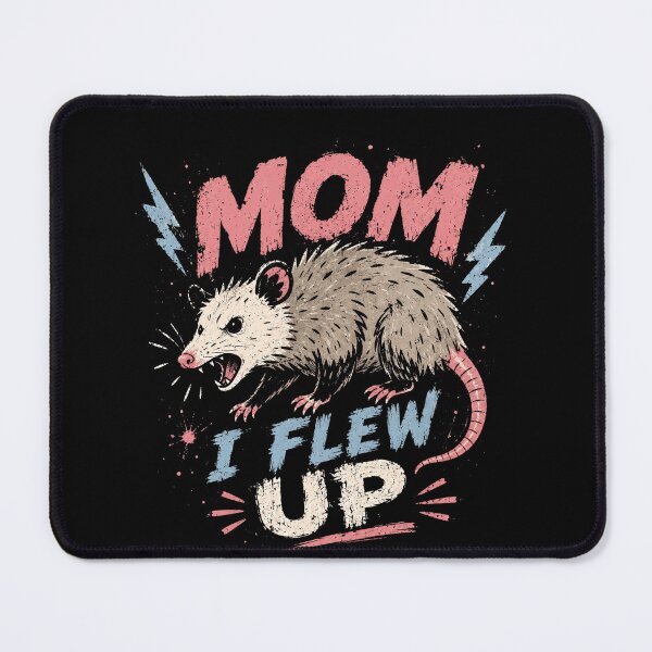 Item preview, Mom I Flew Up Opossum Mother Wildlife Funny Parenting designed and sold by RetroMini2026.