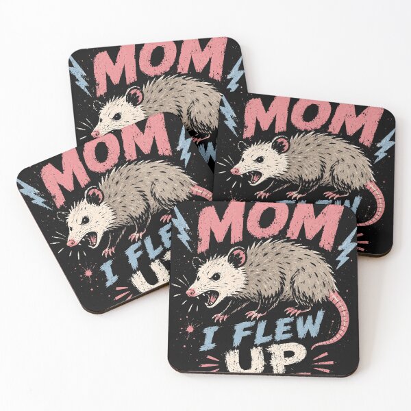 Item preview, Mom I Flew Up Opossum Mother Wildlife Funny Parenting designed and sold by RetroMini2026.