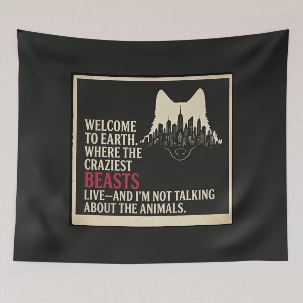 Item preview, Welcome to Earth. Where the craziest beasts live—and I’m not talking about the animals. designed and sold by Megaera8.