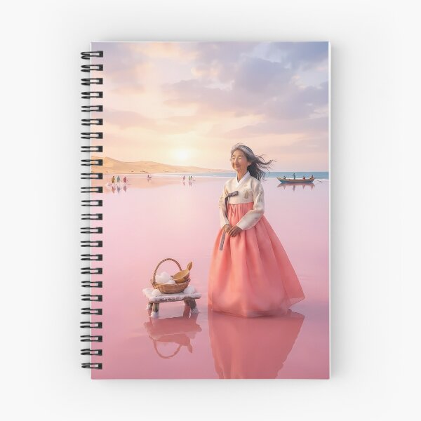 Item preview, Reflection of a Dream: A Hanbok's Voyage at Lac Rose designed and sold by SOOstudio73.