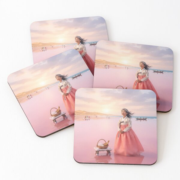 Item preview, Reflection of a Dream: A Hanbok's Voyage at Lac Rose designed and sold by SOOstudio73.