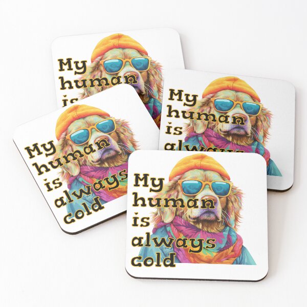 Item preview, Funny Dog Shirt My Human Is Always Cold Funny Spoonie Neurodivergent Humor Chronic Illness Humor designed and sold by RealLifeMerchies.