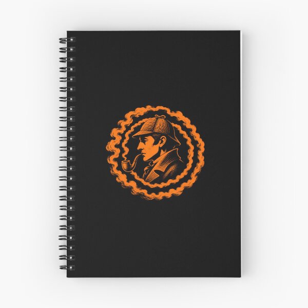 Item preview, Sherlock Holmes – Orange Pipe Smoke Portrait designed and sold by Fenay Designs.
