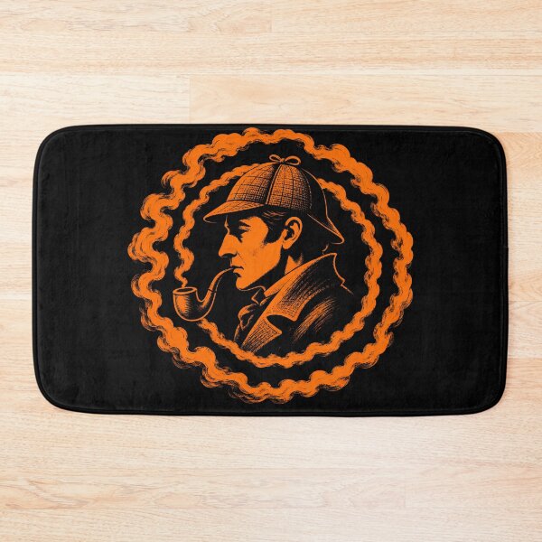 Item preview, Sherlock Holmes – Orange Pipe Smoke Portrait designed and sold by Fenay Designs.