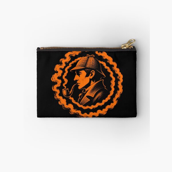 Item preview, Sherlock Holmes – Orange Pipe Smoke Portrait designed and sold by Fenay Designs.