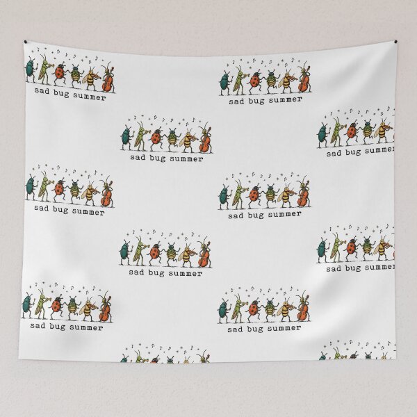 Item preview, Sad Bug Summer Funny Insect Orchestra Nature Humor designed and sold by PixlCrypt.