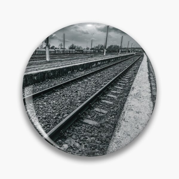 Item preview, Railway Tracks Monochrome designed and sold by Rabee Khalil Photography.
