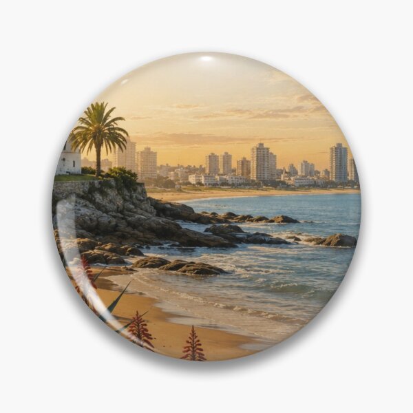 Item preview, Maldonado Coastal Sunset Travel Poster  designed and sold by Tienda-Vane.