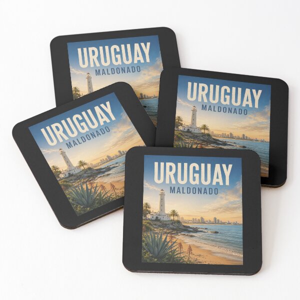 Item preview, Maldonado Coastal Sunset Travel Poster  designed and sold by Tienda-Vane.
