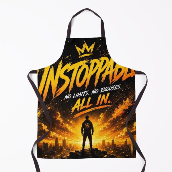 Item preview, Unstoppable – No Limits No Excuses All In Motivational Design designed and sold by Mindset Design .