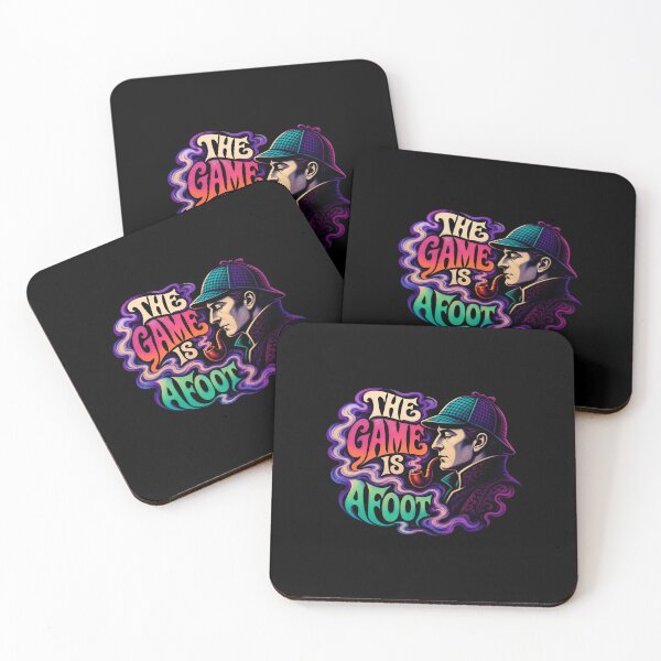 Item preview, Sherlock Holmes – The Game Is Afoot in Psychedelic Color designed and sold by Fenay Designs.