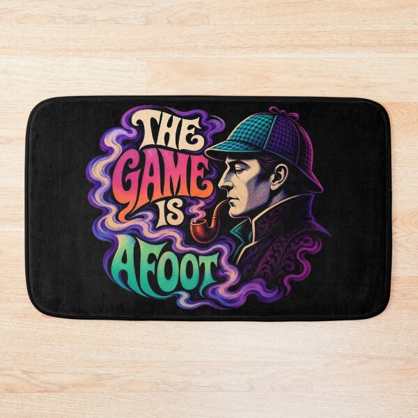 Item preview, Sherlock Holmes – The Game Is Afoot in Psychedelic Color designed and sold by Fenay Designs.