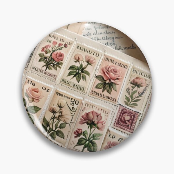 Item preview, Art - Vintage Floral Motifs, Retro Postal Art Aesthetic designed and sold by Reverso-Design.