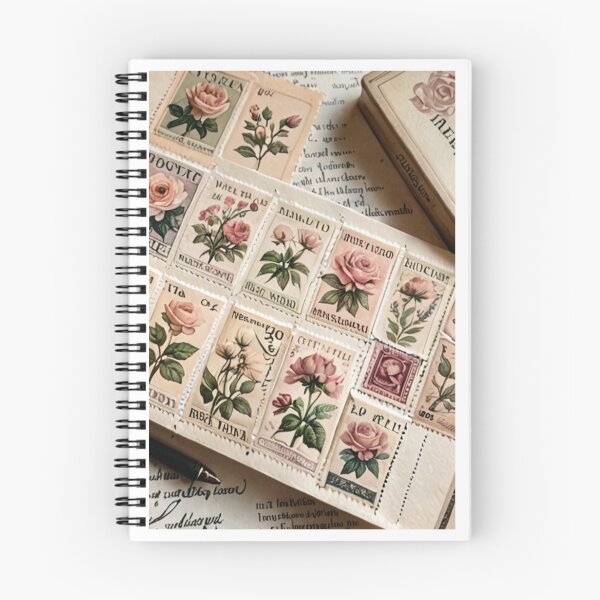 Item preview, Art - Vintage Floral Motifs, Retro Postal Art Aesthetic designed and sold by Reverso-Design.