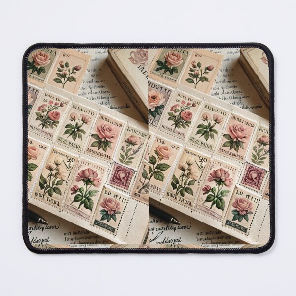 Item preview, Art - Vintage Floral Motifs, Retro Postal Art Aesthetic designed and sold by Reverso-Design.
