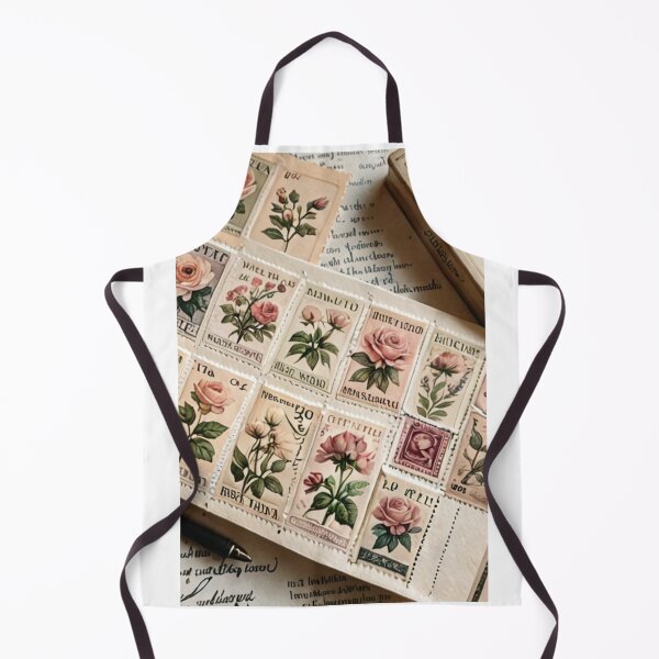 Item preview, Art - Vintage Floral Motifs, Retro Postal Art Aesthetic designed and sold by Reverso-Design.
